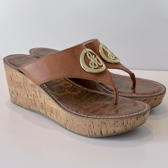 Sam Edelman Wedge Heel Thong style Shoes Size 9 - Picture 1 of 12